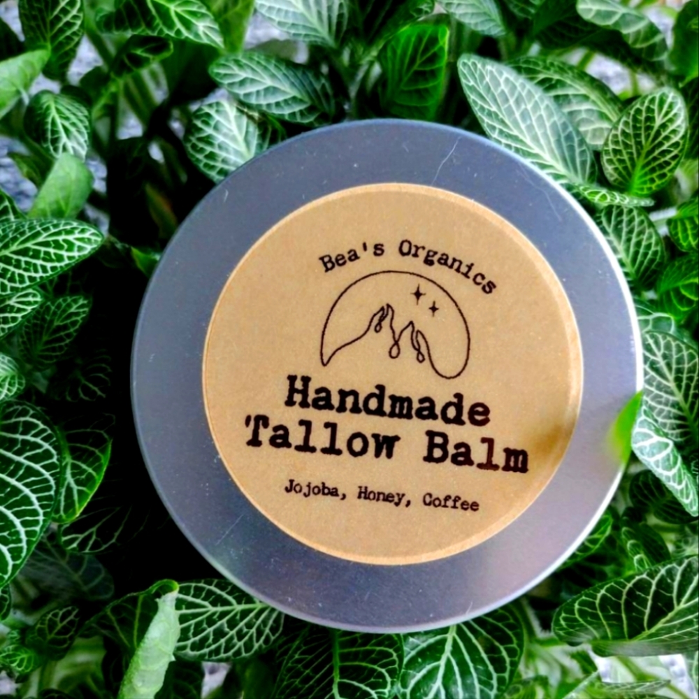 Organic Tallow Balm with Honey & Coffee | Grass-Fed Beef Tallow Body Moisturizer